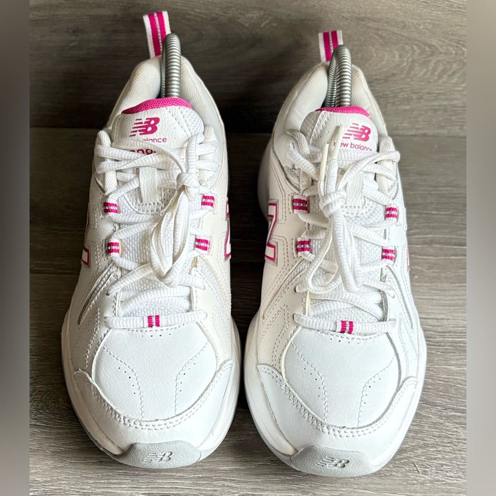 New Balance 608V4 White/Pink Women’s Size 7.5 WX608V4P - Picture 3 of 7